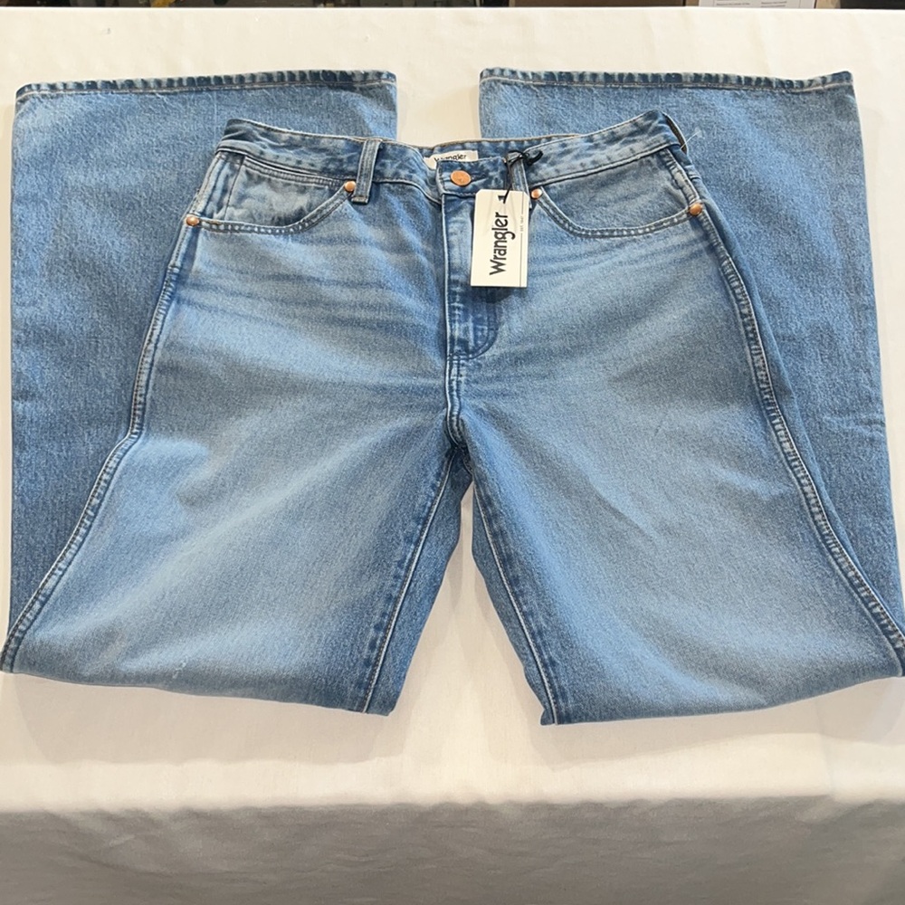 WRANGLER WANDERER 622 HIGH RISE FLARE JEAN Sz 29 / 34